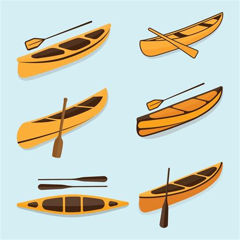 Canoe Illustration Vectors And Clip Art Designs 7167332 Vector Art At