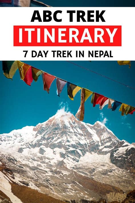 Annapurna Base Camp Trek Itinerary: 7 Day ABC Route & Map | Annapurna ...