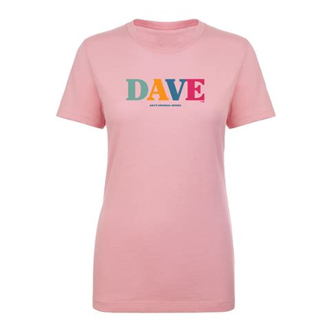 Dave Multicolor Logo Womens Short Sleeve T Shirt Fx Networks Shop