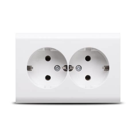 ᐉ Розетка врезная с з/к Ovivo Electric Nivo Белый (10365171)