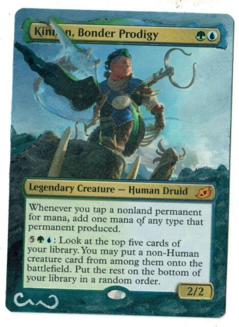 Kinnan, Bonder Prodigy Altered Full Art MTG Magic Commander cEDH Pimp Gift | eBay