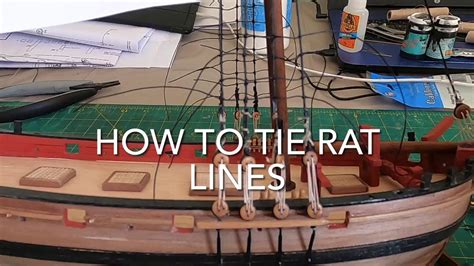 Short Video For Rigging Rat Lines Youtube