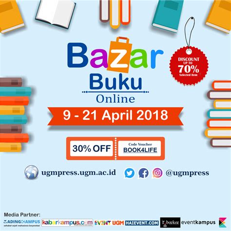 Poster Bazar Buku Online Ugm Press