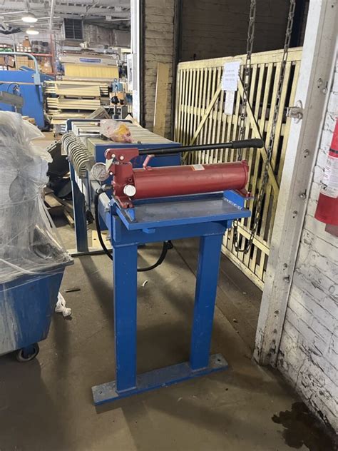 Used Mm Met Chem Filter Press Cu Ft H Metchem Filter