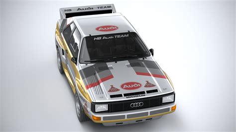 Audi Sport Quattro Rally 1985 3D Model $159 - .ma .max .obj .c4d .lwo ...