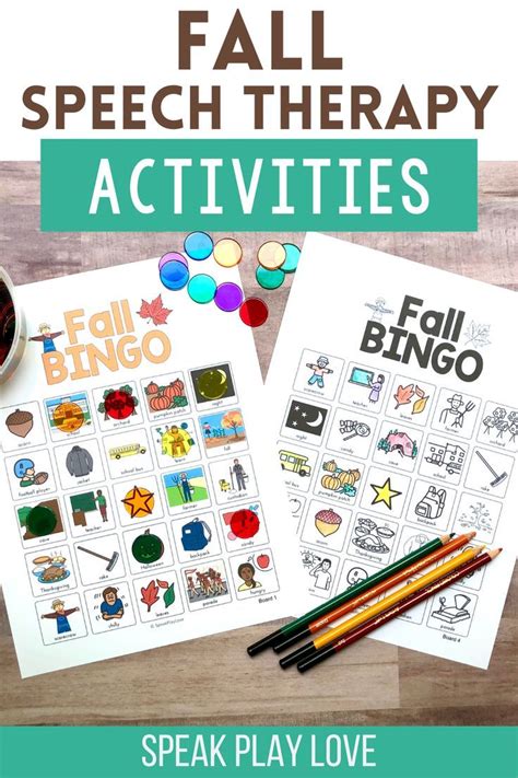 Fall Speech Therapy Activities Plus A Free Download Speech Therapy