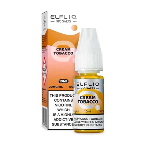 Elfliq Salt Cream Tobacco Ml Mg Key Vape