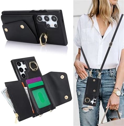 Mrrsiwei For Samsung Galaxy S24 Ultra Not S24 Phone Case For Women Crossbody