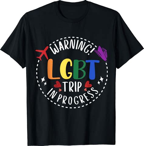 Lgbt Trip Rainbow Flag Gay Pride Matching Vacation T Shirt