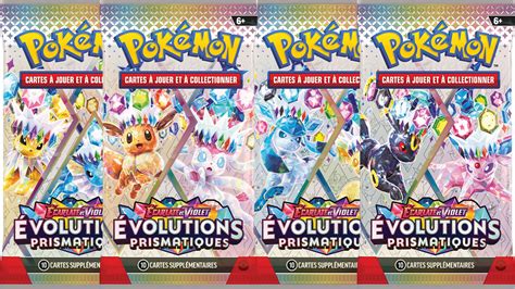 Pokémon JCC Écarlate et Violet l extension Évolutions Prismatiques