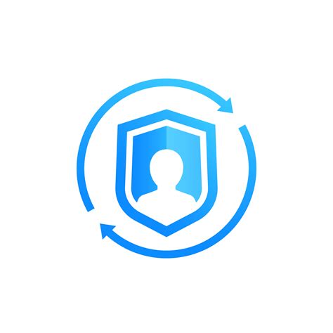 User Privacy And Security Icon On White 1631640 Vector Art At Vecteezy