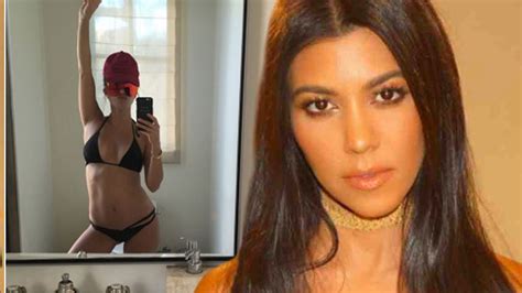 Kourtney Kardashian Flaunts Hot Bikini Body After Stripping Down To