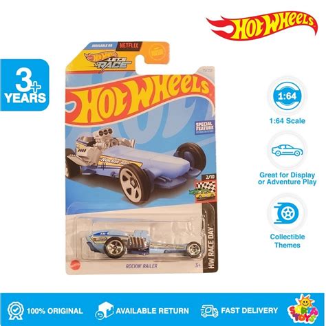 Hot Wheels Rockin Railer Lot D 2024 Shopee Malaysia