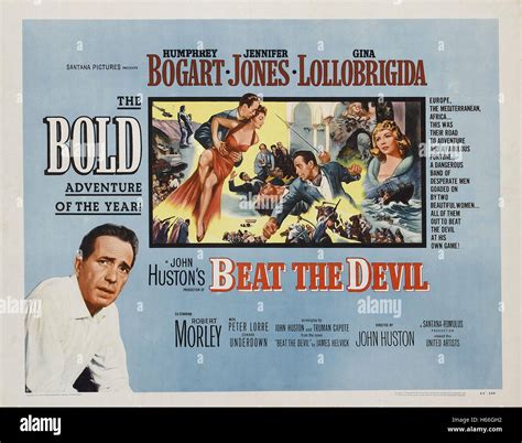 Beat The Devil Movie Poster Stock Photo Alamy