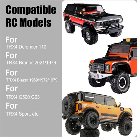 Snapklik.com : DJCRAWLER 7pcs 1/10 RC Chassis Armor Set For TRX-4 Sport Car, Stainless Steel ...