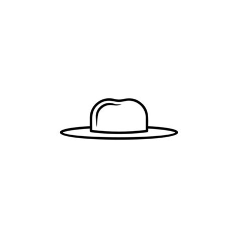 Farmer Hat Vector Icon Illustration 23277046 Vector Art At Vecteezy