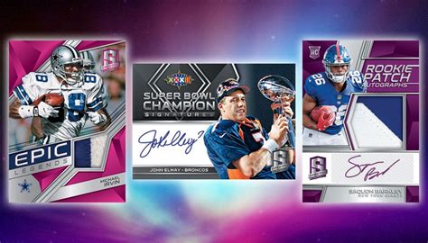 Panini Spectra Football Checklist Team Set Lists Box Info