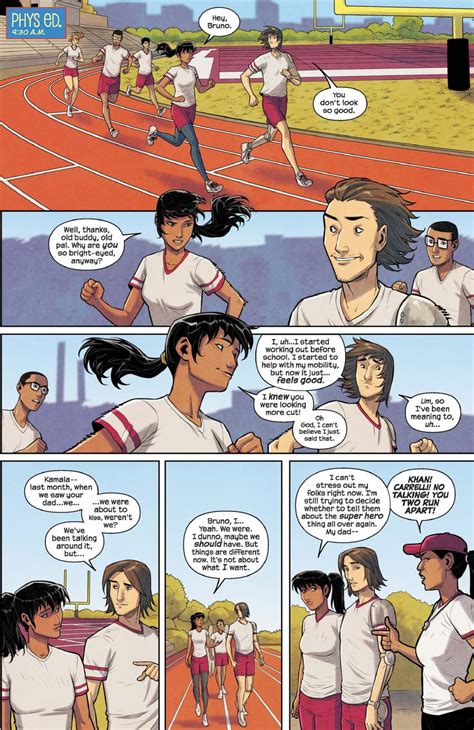 Kamala Khan And Bruno Carrellis Friendship Marvel