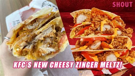 Shout Reviews Kfcs New Limited Edition Cheesy Zinger Meltz Shout