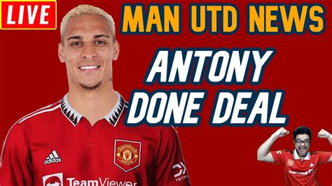 Antony To Man Utd Transfer News Manchester United Transfer News Mufc News Ajax Transfer