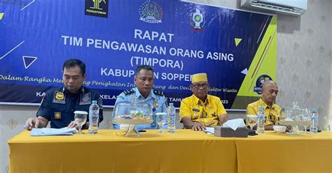 Kantor Imigrasi Parepare Kerjasama Pemkab Soppeng Gelar Rapat Timpora