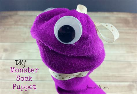 Monster Sock Puppet Craft - DIY Fun with Mismatched Socks - Jinxy Kids