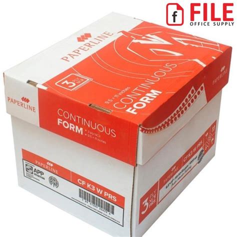 Jual Continuous Form Ply Ncr Prs Paperline Kertas Komputer Cf K