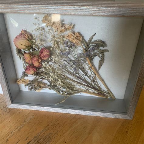 Beautiful Handmade Dried Flower Shadow Box Etsy