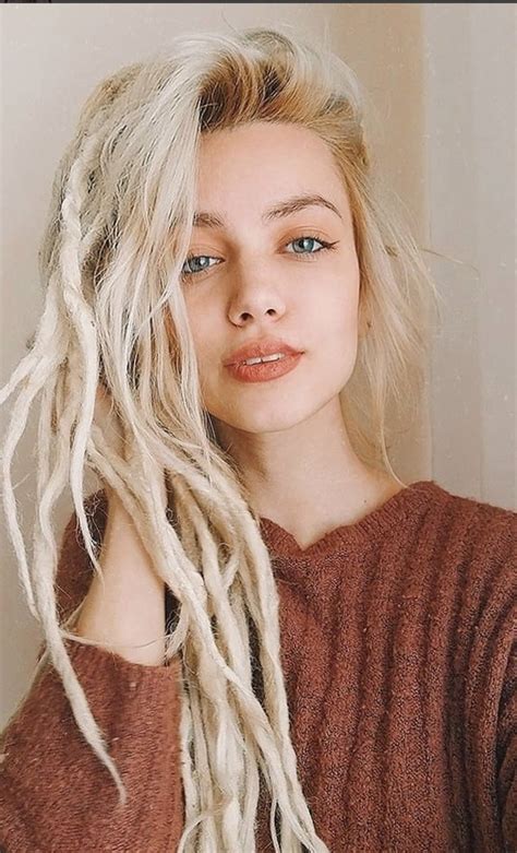 Boho Dreads Dreadlocks Dread Hairstyles Blonde Dreads White Girl Dreads