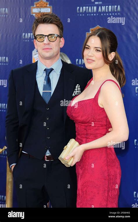 Chris Evans and Hayley Atwell. 19 July 2011, Hollywood, CA. Captain ...