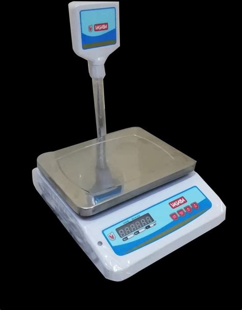 Vasaba Mild Steel Digital Weighing Scale With Rs232 Port Capacity 30