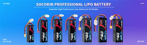 Amazon Socokin 3S Lipo Battery 11 1V 6200mAh 80C With Hard Case