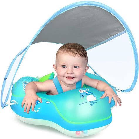 Flotteur de natation pour bébé Flotteur de piscine avec couvercle de