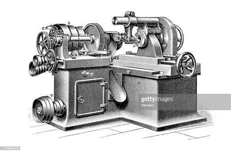 Milling Machines Circular Milling Machine High Res Vector Graphic