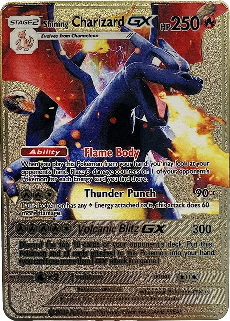 Edición Limitada Shiny Gold Charizard GX Pokémon Chile Ubuy