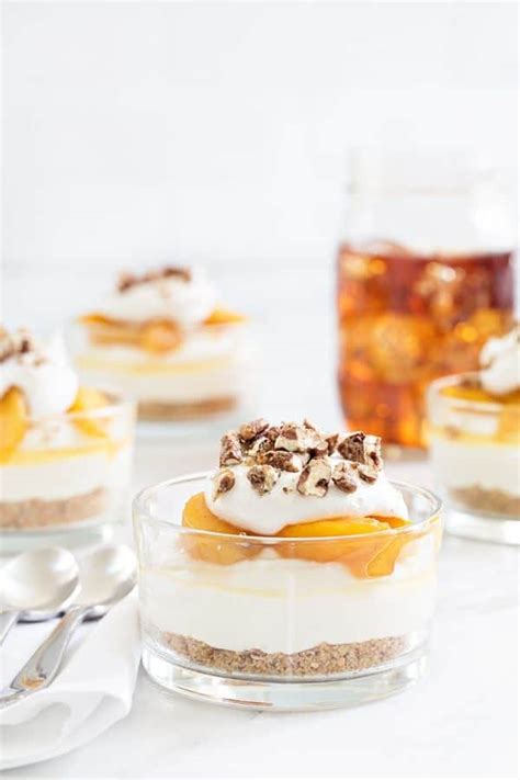 No Bake Peach Cheesecake My Baking Addiction