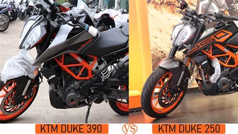 Ktm Duke 390 Bs6 Vs Ktm Duke 250 Bs6 Full Detailed Comparison