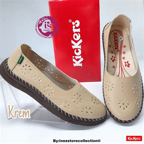 Jual Sepatu Kickers Wanita Slip On Berkualitas Kode Sp Murah Grosir