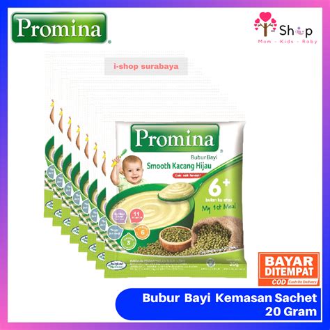 Promina Bubur Bayi Rasa Kacang Hijau Kemasan Gram Bubur Bayi