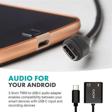 Usbc Ac2 Trs Mic To Usb C Stereo Audio Sound Card Movo