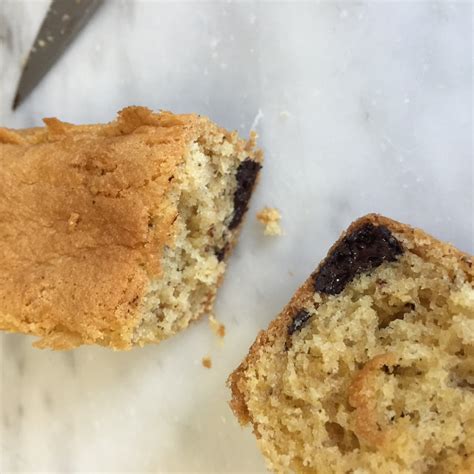 Les mini cakes aux pépites de chocolat sans gluten sans MG et sans