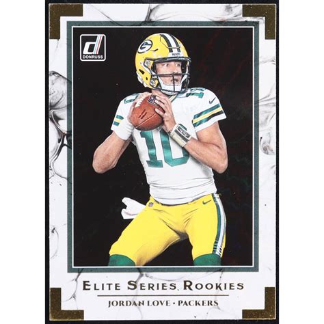 Jordan Love 2020 Donruss The Elite Series Rookies 4 RC Pristine Auction