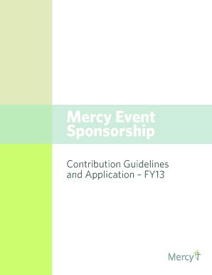 Fillable Online Mercy Event Fax Email Print Pdffiller