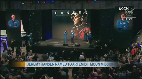 Jeremy Hansen joins Artemis II Mission