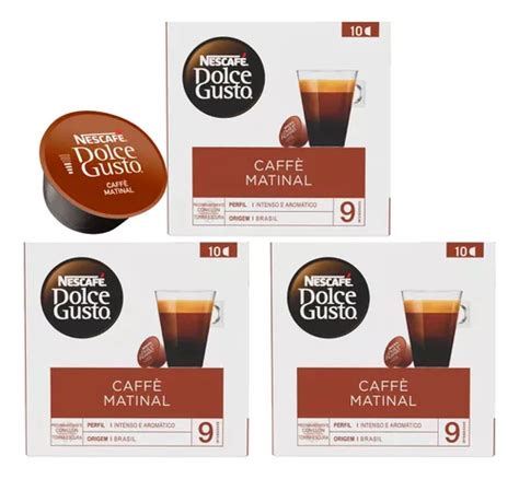 Combo Capsulas Nescaf Dolce Gusto Sabor Matinal Caixas Frete Gr Tis