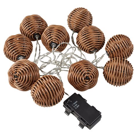 Casa Deco Led Rattan Lichterkette Aldi S D