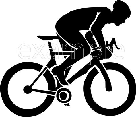 Bicycle Svg Cyclist Svg Cyclist Clipart Bicycle Cut Files Etsy