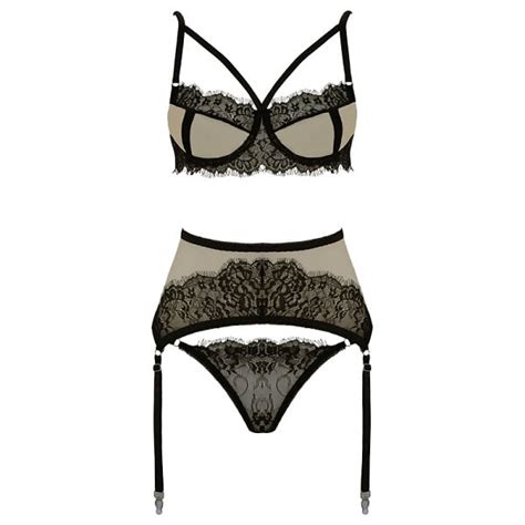 Nude Mesh Lace Lingerie Set Muse Lingerie Shop Perth