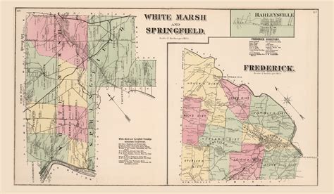 White Marsh Springfield And Frederick With Harleysville Village