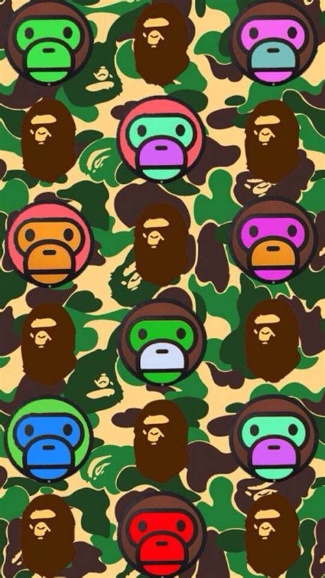 Bape Camo Background Supreme Iphone Wallpaper Iphone Wallpaper Photos